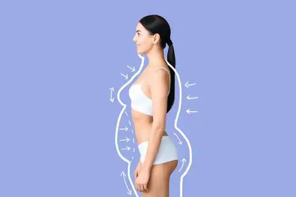 image of woman experiencing fat reduction treatment Hungerford